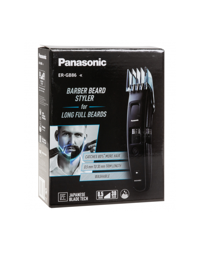 Panasonic Hair Trimmer ER-GB86-K503 - black główny
