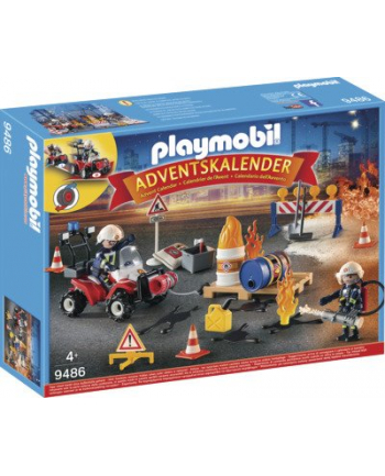 PLAYMOBIL 9486 Advent calender ''Fire brigade on the construction site''