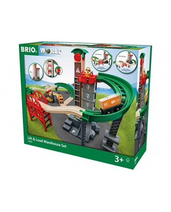BRIO Large warehouse with lift - 33887