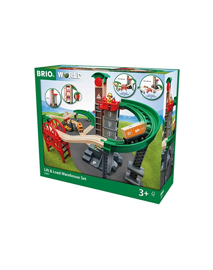 BRIO Large warehouse with lift - 33887 główny