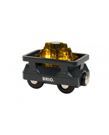 BRIO gold wagon with light - 33896