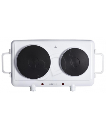 Kuchenka Clatronic DKP 3583 (Płyta elektryczna; 2 pola grzejne; 2500W; kolor biały)