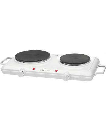 Kuchenka Clatronic DKP 3583 (Płyta elektryczna; 2 pola grzejne; 2500W; kolor biały)