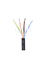 Kabel UTP Madex ( kat.5e 305m drut czarny 4x2x0.5 Ultralink 100% miedź zewnętrzny ) - nr 1