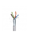 MADEX kabel  drut  F/UTP 4PR 24AWG kat.5e PVC 100m - Szary - 100% miedź - nr 1