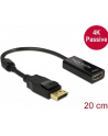 Adapter DELOCK 62609 (DisplayPort M - HDMI F; kolor czarny) - nr 15