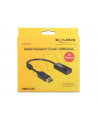 Adapter DELOCK 62609 (DisplayPort M - HDMI F; kolor czarny) - nr 2