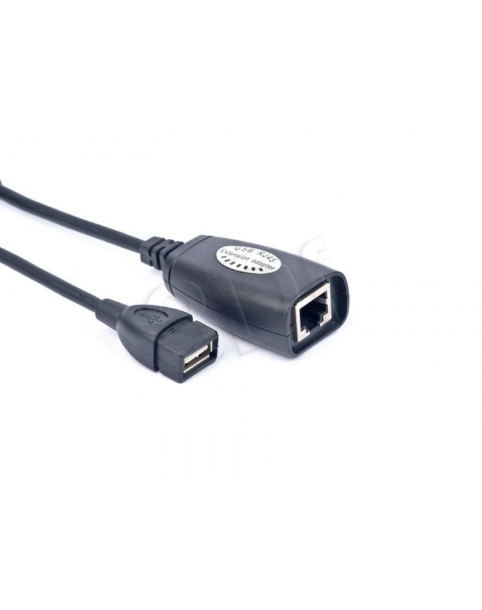 Adapter GEMBIRD UAE-30M (USB F  M - RJ45 F; 0 17m; kolor czarny) główny