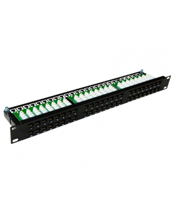 Patch panel A-LAN PK030 (1U; 19 ; kat. 6; UTP; 48xRJ-45)