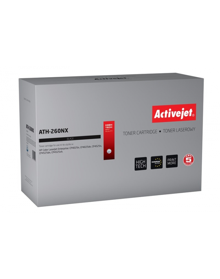 Toner Activejet ATH-260NX (zamiennik HP 260X CE260X; Supreme; 17 000 stron; czarny) główny