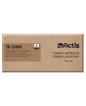 Toner ACTIS TB-3380A (zamiennik Brother TN-3380; Supreme; 8 000 stron; czarny)
