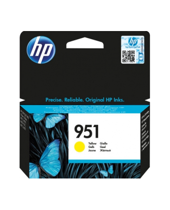 hewlett-packard Tusz HP CN052AE (oryginał HP951 HP 951; Standard; żółty)