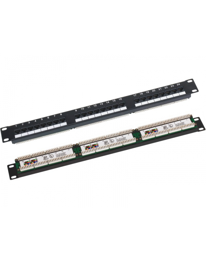 Patch panel A-LAN PK-U5-1 (1U; 19 ; kat. 5e; UTP; 24xRJ-45) główny