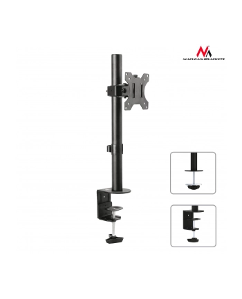MACLEAN UCHWYT BIURKOWY DO MONITORA LCD MC-751 13-32  8KG VESA 75X75 ORAZ 100X100