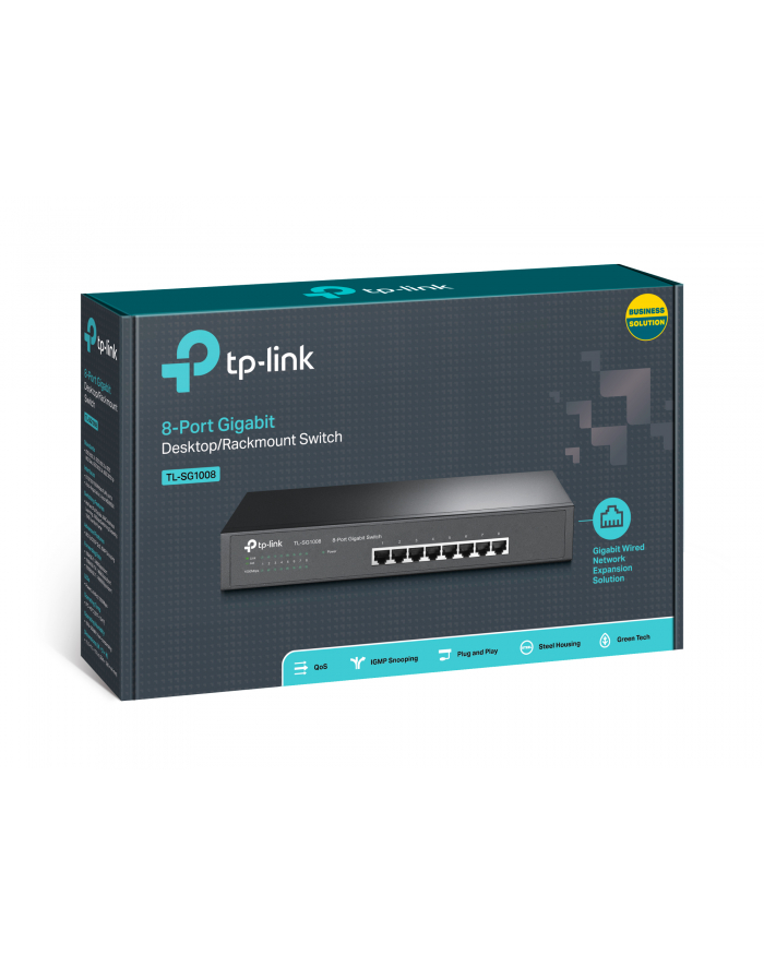 Switch TP-LINK TL-SG1008 (8x 10/100/1000Mbps) główny