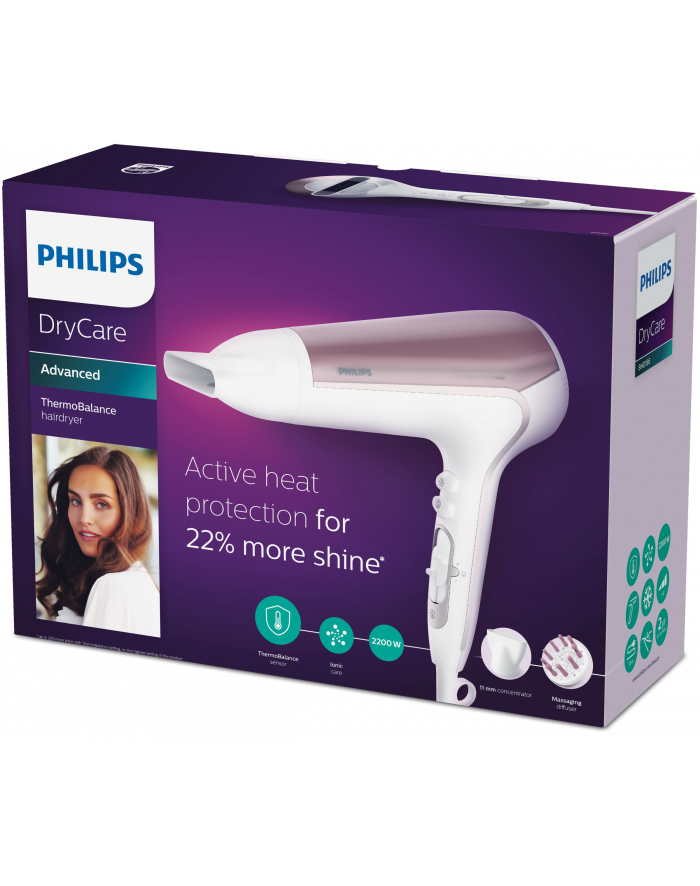 Suszarka Philips BHD186/00 (2200W; kolor biały) główny