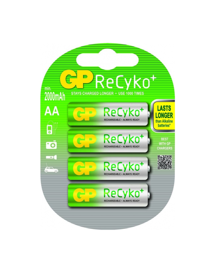 gp battery Akumulator GP 210AAHCBN-GB4  AA 1.2V 2000mAh główny