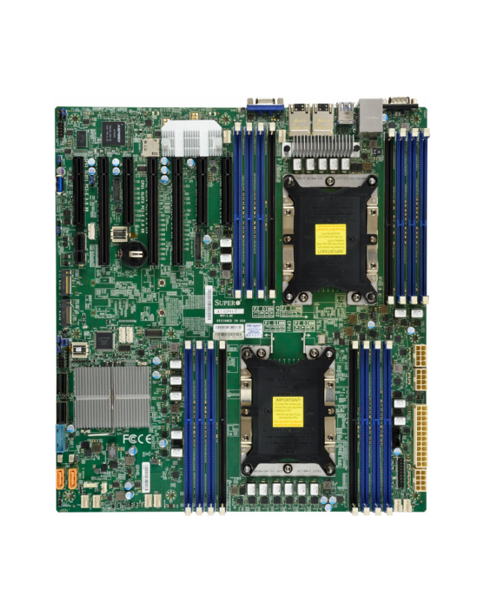 Płyta serwerowa Supermicro MBD-X11DPH-I-O ( LGA 3647 ; 16x DDR4 RDIMM ; Extended ATX ) główny