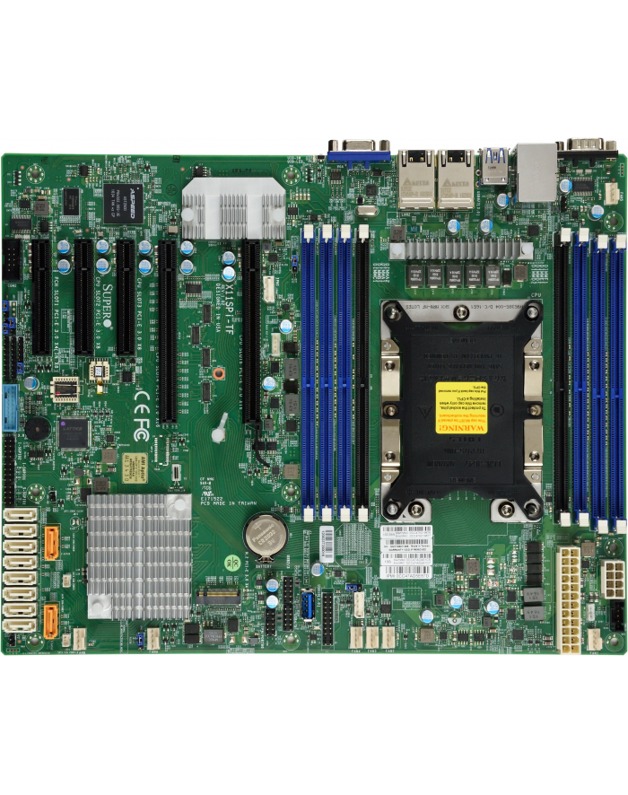 Płyta serwerowa Supermicro X11SPI-TF MBD-X11SPI-TF-O ( LGA 3647 ; 8x DDR4 SDRAM ; ATX ) główny