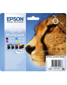 Zestaw tuszy Epson C13T07154012 (oryginał ; 1 x 7 4 ml  3 x 5 5 ml; czarny  czerwony  niebieski  żółty) - nr 13