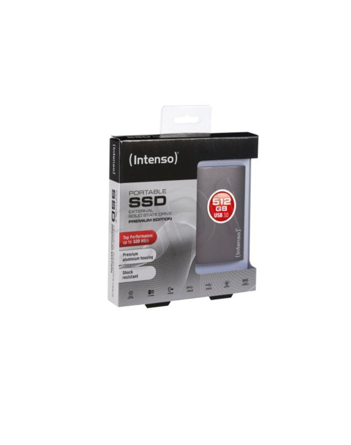 Dysk zewnętrzny SSD INTENSO Premium Edition 3823450 (512 GB; 1.8 ; USB 3.0; antracyt) główny