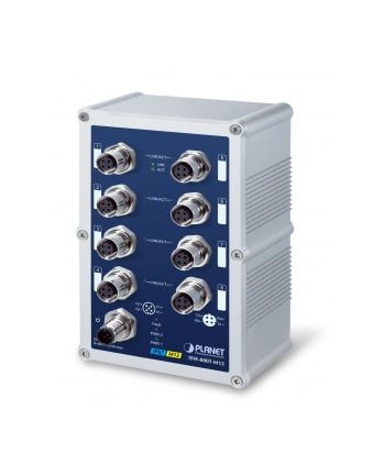 PLANET ISW-800T-M12 SWITCH PRZEM. 8x100MBPS IP67