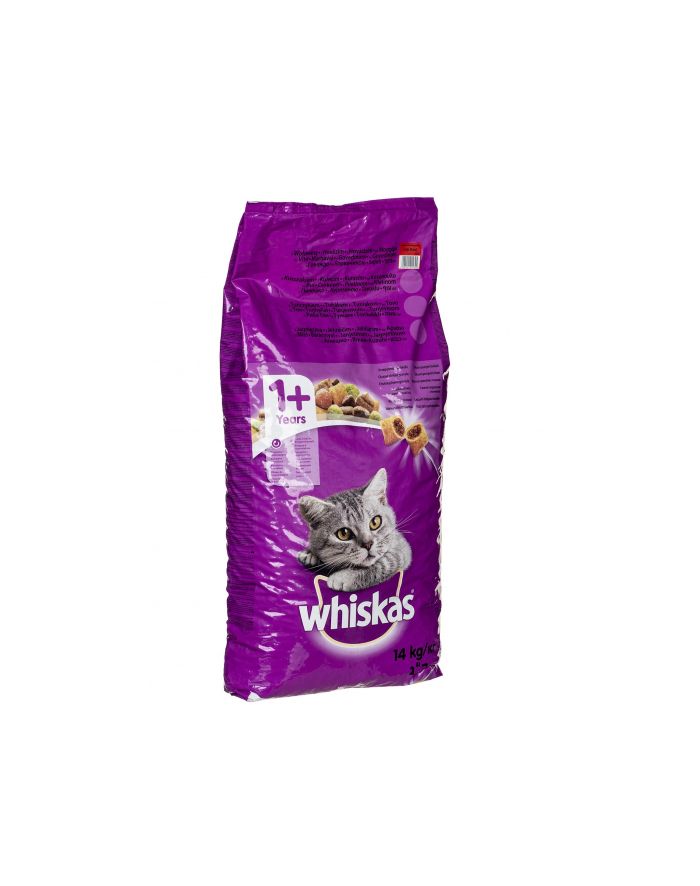 Karma Wołowina z marchewką  WHISKAS 14kg główny