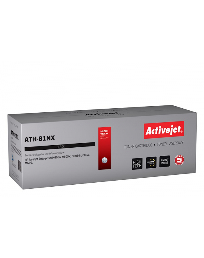 Toner Activejet ATH-81NX (zamiennik HP 81X CF281X; Supreme; 25 000 stron; czarny) główny