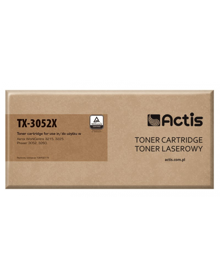Toner ACTIS TX-3052X (zamiennik Xerox 106R02778; Standard; 3 000 stron; czarny) główny