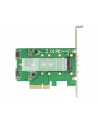 DELOCK PCI-E -> M.2 KEY B + 1X M.2 KEY M + 2XSATA 6 GB/S LOW PROFILE - nr 11