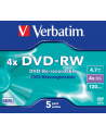 DVD-RW Verbatim 43285 (4 7GB; 4x; 5szt.; Jewel Case) - nr 11