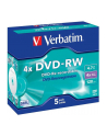 DVD-RW Verbatim 43285 (4 7GB; 4x; 5szt.; Jewel Case) - nr 14