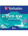 DVD-RW Verbatim 43285 (4 7GB; 4x; 5szt.; Jewel Case) - nr 3