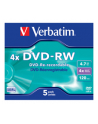 DVD-RW Verbatim 43285 (4 7GB; 4x; 5szt.; Jewel Case) - nr 5