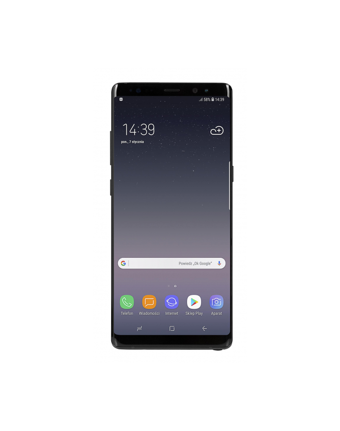 samsung electronics polska Smartfon Samsung Galaxy Note 8 (6 3 ; 2960x1440; 64GB; 6GB; DualSIM; kolor czarny Midnight Black) główny