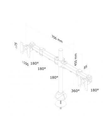 Uchwyt NEWSTAR FPMA-D960DG