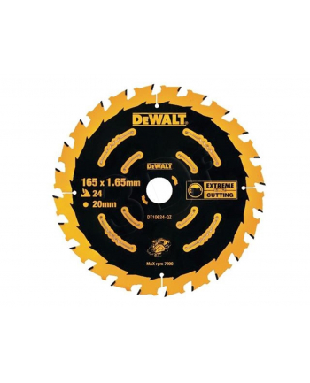 Tarcza do drewna 165mm 24zęby DT10624-QZ DEWALT