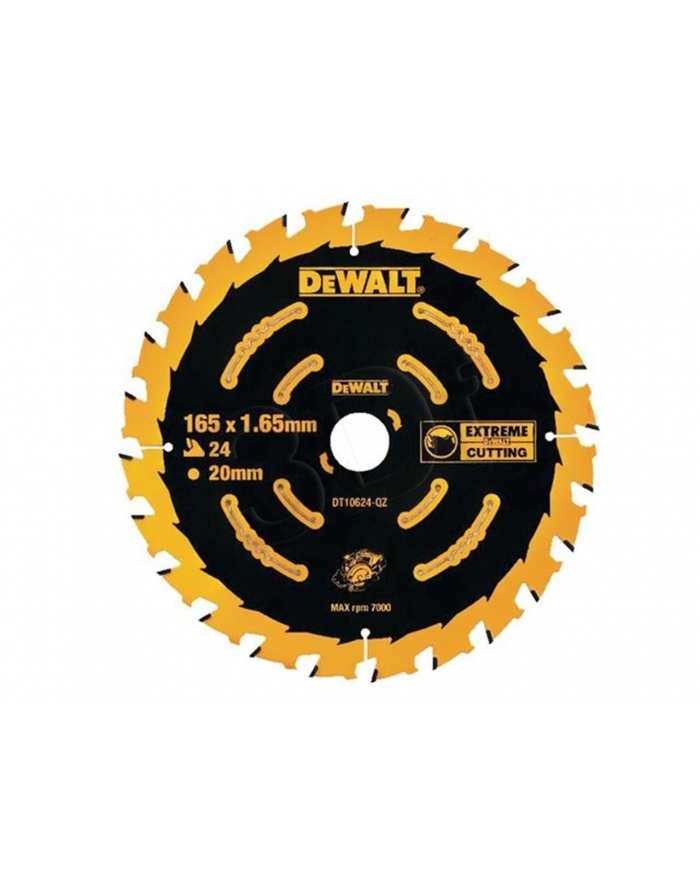 Tarcza do drewna 165mm 24zęby DT10624-QZ DEWALT główny