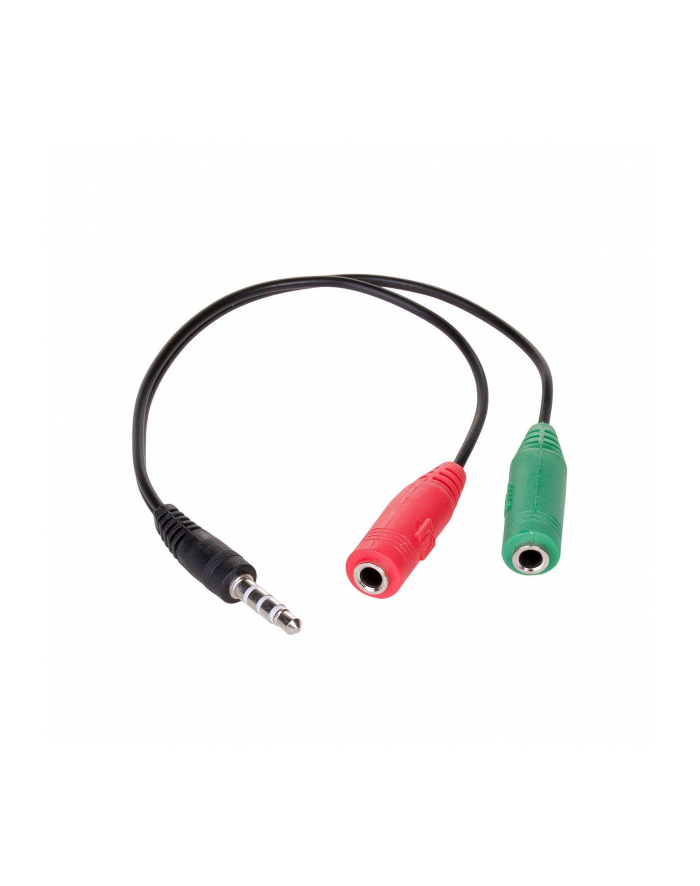 Audio/Video Splitter Akyga AK-AV-08 (Mini Jack M - 2x Mini Jack F; 0 15m; kolor czarny) główny