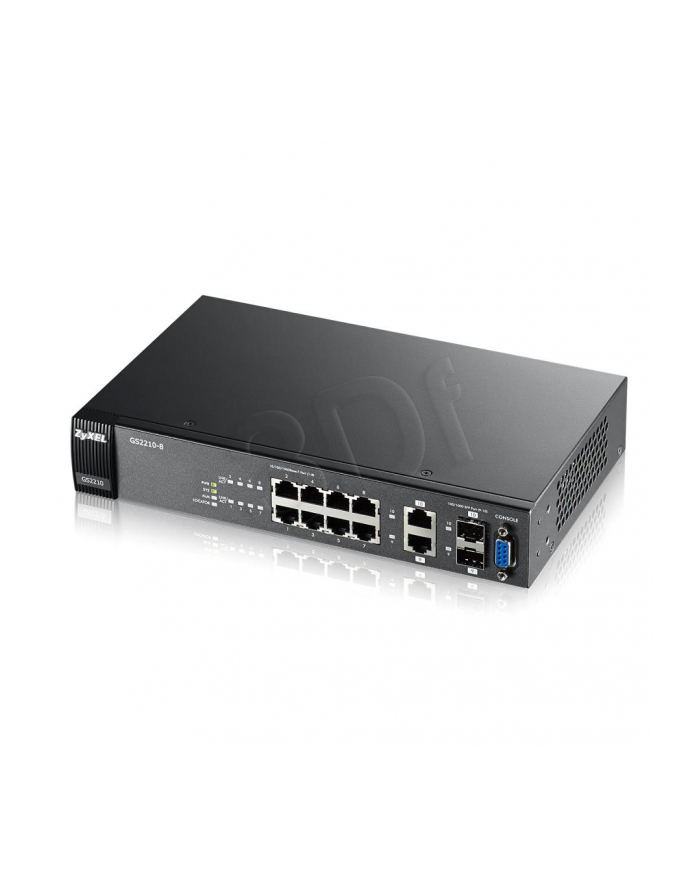 Switch ZyXEL GS2210-8-EU0101F (8x 10/100/1000Mbps) główny