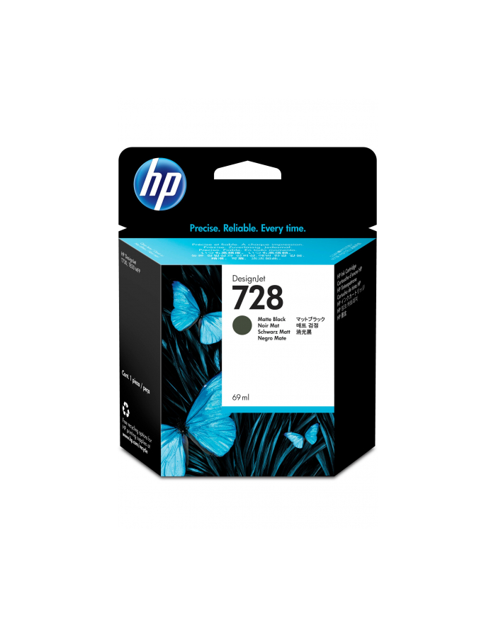 hewlett-packard Tusz HP F9J64A (oryginał HP728 HP 728; 69 ml; czarny matowy) główny