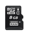 KARTA PAMIĘCI 8GB SecureDigital Micro SDHC Class 4 Slim Retail Pack + adapter - nr 8