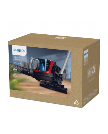 Odkurzacz Philips FC9330/09 (650W; kolor czarny  kolor czerwony)