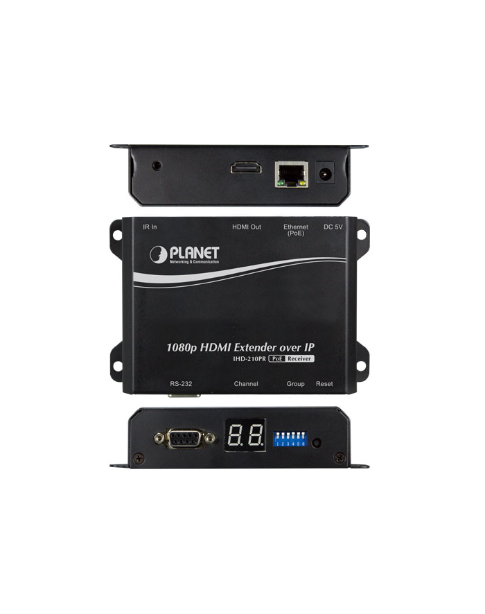 PLANET ODBIORNIK IHD-210PR HDMI/1000BASE-TX główny