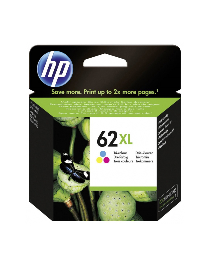 hewlett-packard Tusz HP C2P07AE (oryginał HP62XL HP 62XL; 11.5 ml; kolor) główny