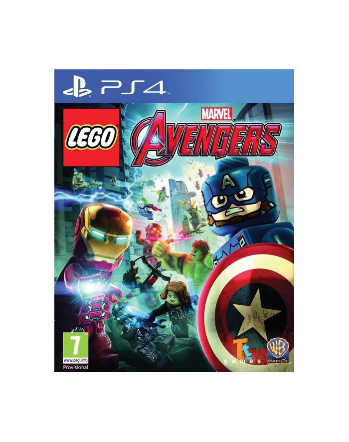 warner bros interactive Gra PS4 LEGO Marvel Avengers (wersja BOX; Blu-ray; PL - kinowa; od 7 lat) główny
