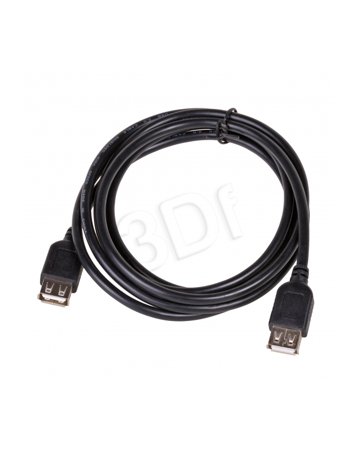 Kabel Akyga AK-USB-06 (USB F - USB 2.0 F; 1 8m; kolor czarny) główny
