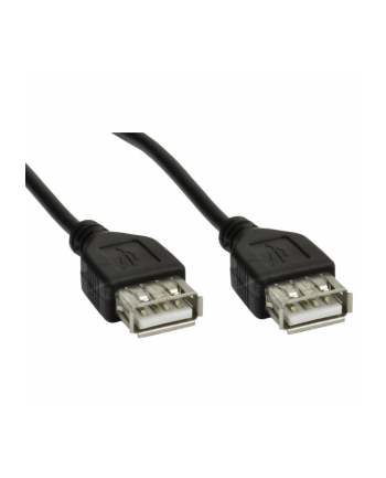 Kabel Akyga AK-USB-06 (USB F - USB 2.0 F; 1 8m; kolor czarny)