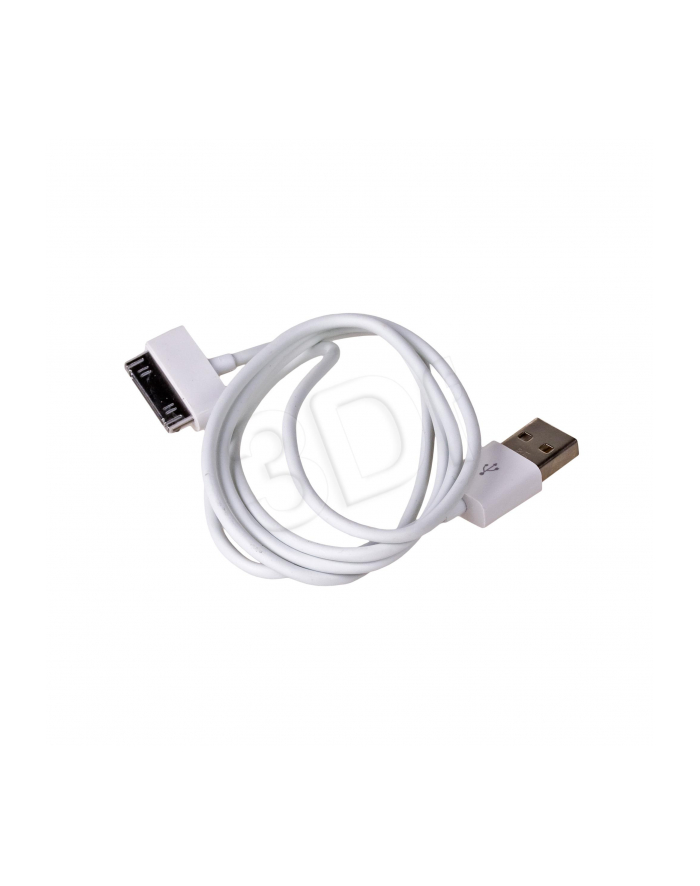 Kabel Akyga AK-USB-08 (USB M - Apple 30-Pin M; 1m; kolor biały) główny