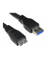 Kabel Akyga AK-USB-13 (USB 3.0 M - Micro USB typu B  USB 3.0 Typu B M; 1 8m; kolor czarny) - nr 1